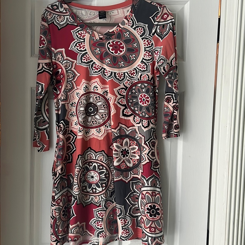 Lildy 3/4 length dress with pockets